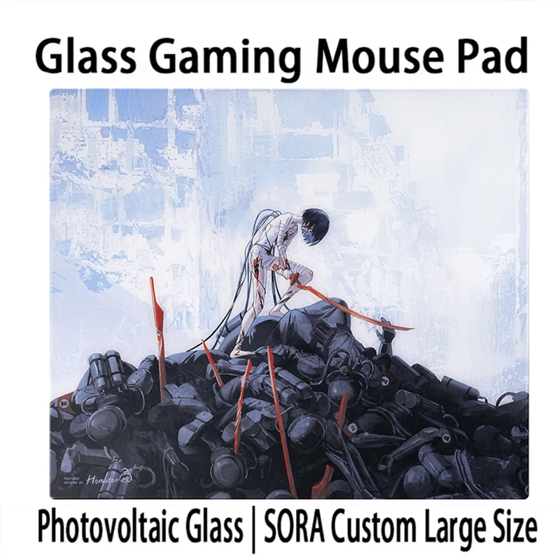 Esports Gaming Top - P-Psychological Gear Gaming Glass Mouse Pad