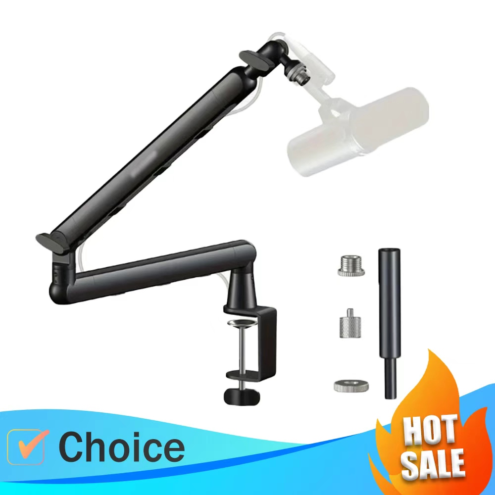 Microphone Arm Boom - Microphone Arm,AK-55 Desk Low Profile Metal