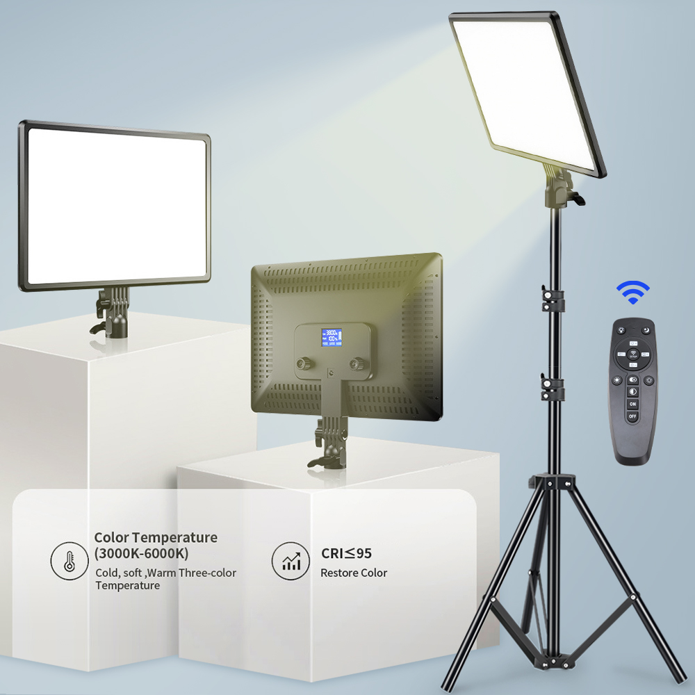 Webcam Ring Light - 10/14Inch LED Video Bảng Bi Màu