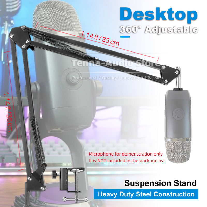 Microphone Arm Boom - Máy Tính Để Bàn Kẹp Treo