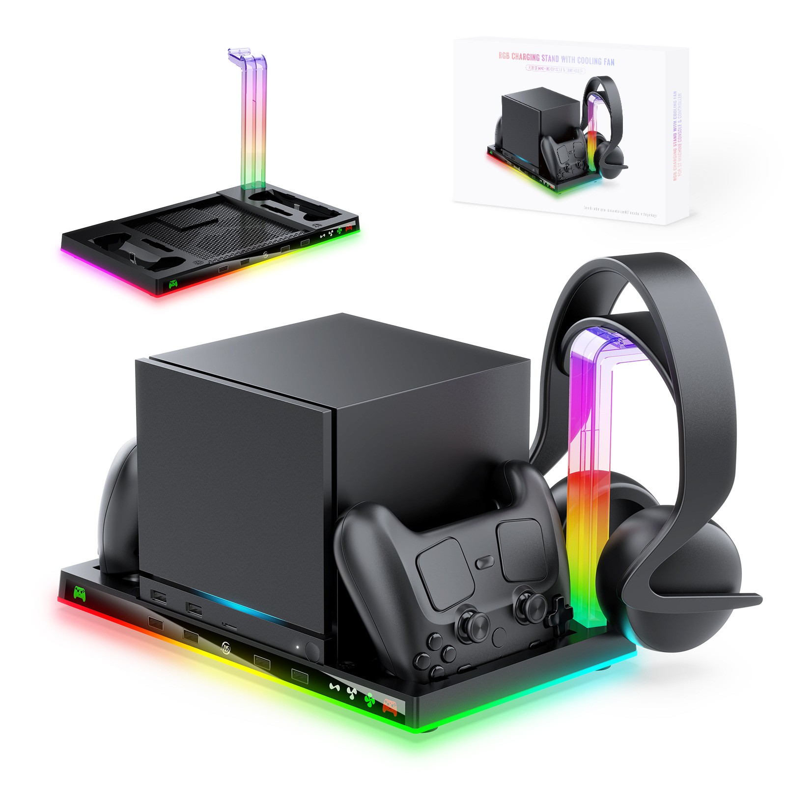 Controller Charging Stand - Charging Dock Stand with Cooling Fan