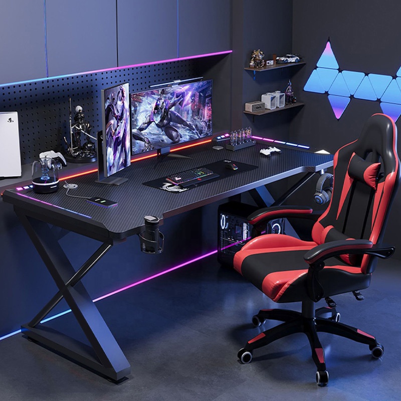 Esports Gaming Top - / Carbon Fiber Texture Table Top