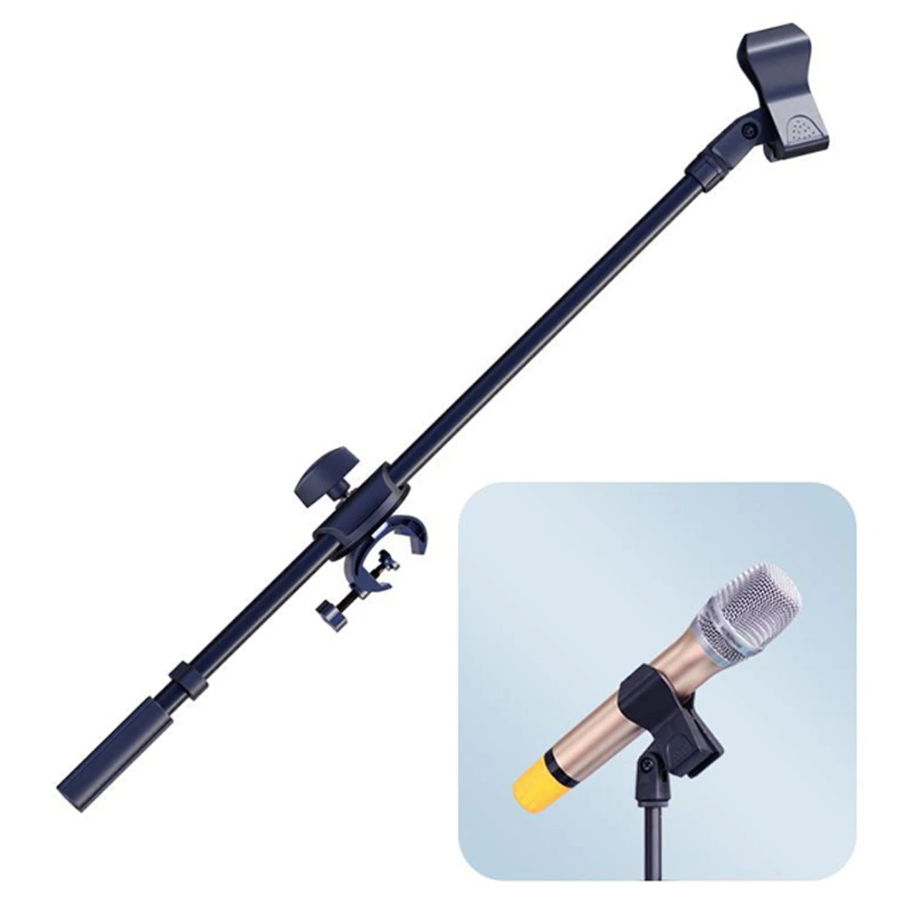 Microphone Arm Boom - Metal Microphone Stand Adjustable Boom Arm