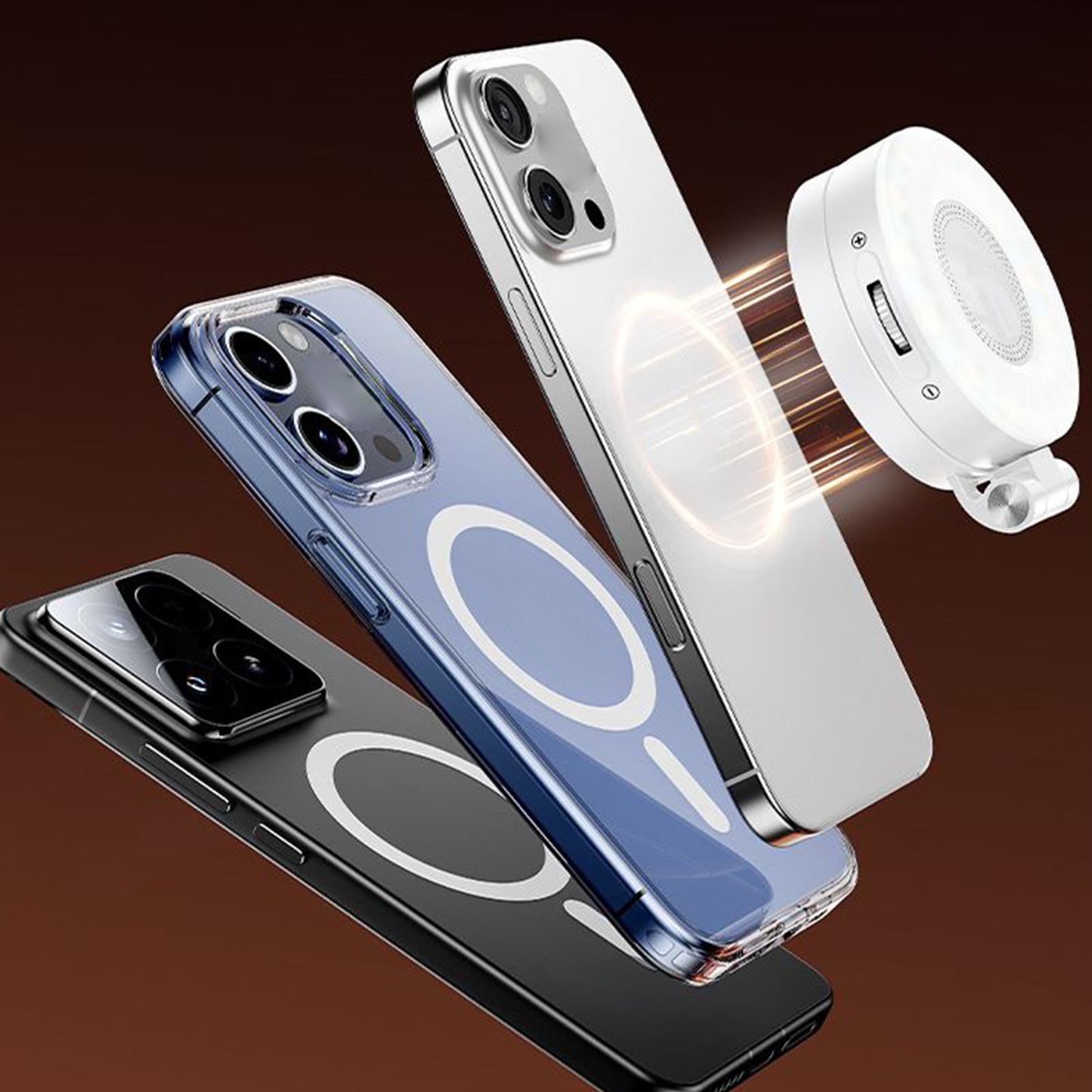 Webcam Ring Light - Portable Selfie Light Clip On Magnetic