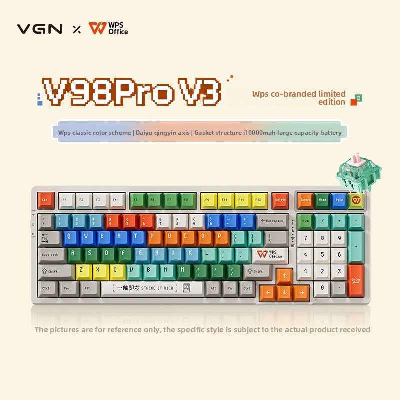 Esports Gaming Brands - VGN V98Pro V3 Customized E-Sports Mechanical