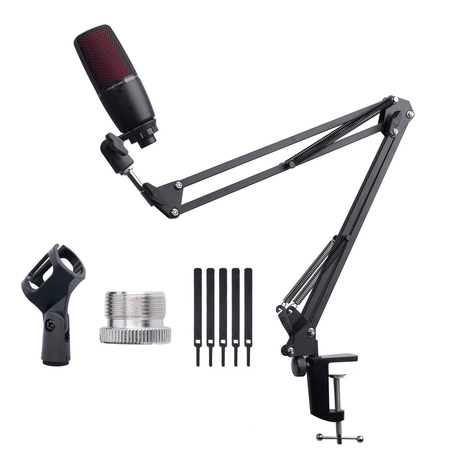 Microphone Arm Boom - Extendable Recording Microphone Holder Suspension Boom