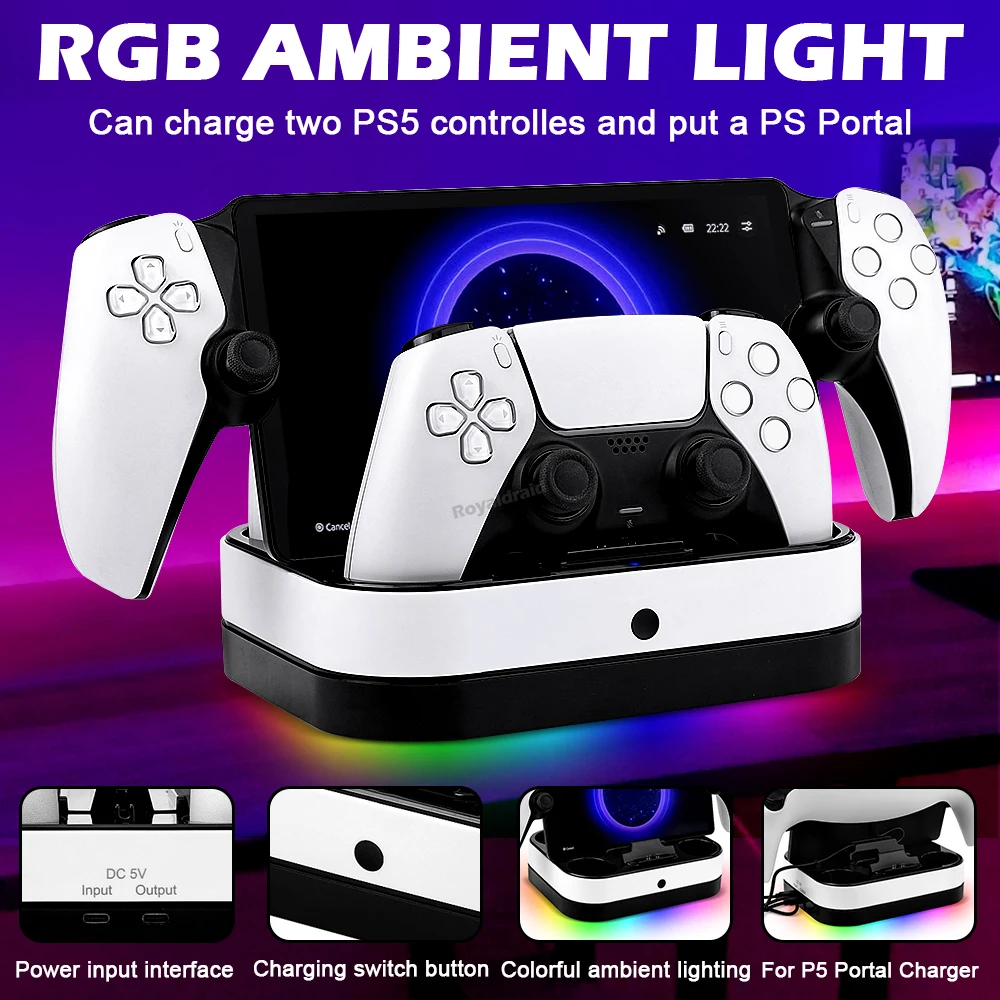 NEW For PS5 Controller Charger - đánh giá và giá Controller Charging Stand