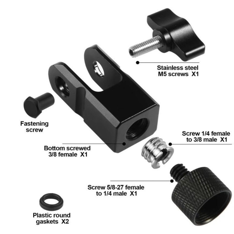 DT76 Microphone Adapter 3/8-In - đánh giá và giá Microphone Arm Boom