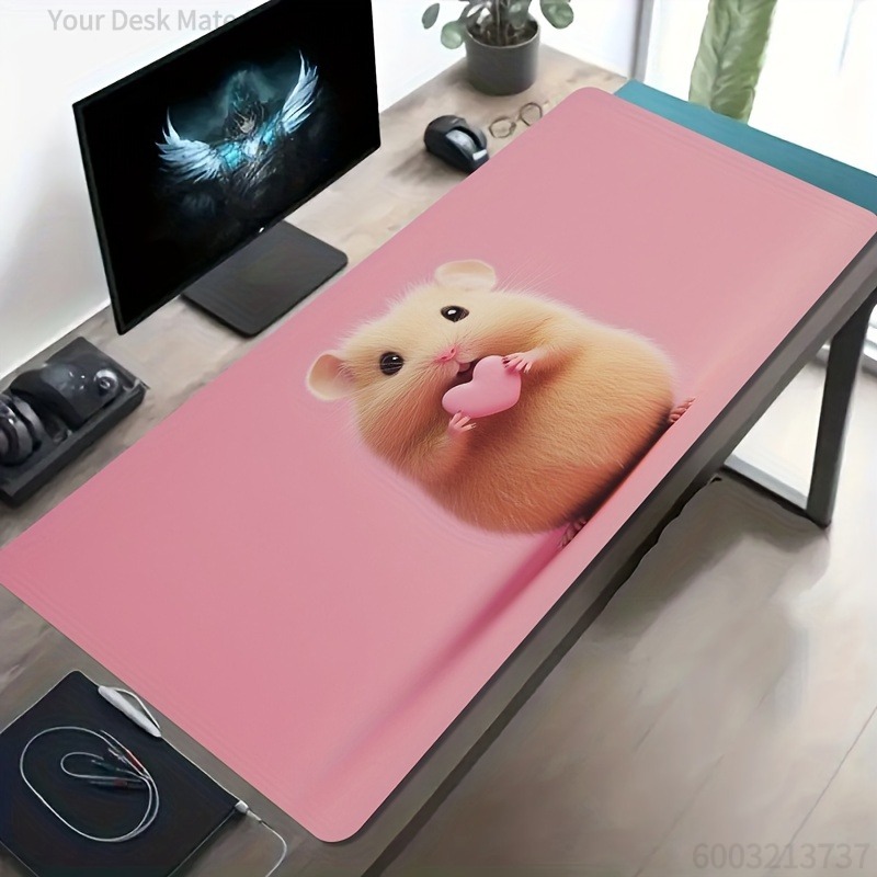 Hamster Hug Heart Pink Backgro - đánh giá và giá Esports Gaming Background