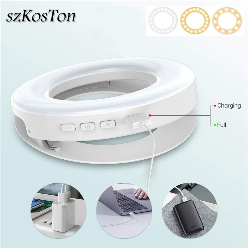 Đèn LED Di Động Kẹp Vòng 40 Đè - đánh giá và giá Webcam Ring Light