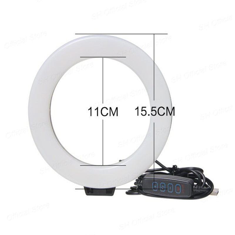 6Inch Vòng Ánh Sáng Với Chân M - đánh giá và giá Webcam Ring Light