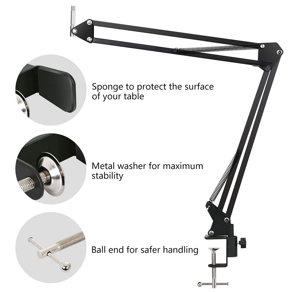 NB 35 Microphone Suspension Ar - đánh giá và giá Microphone Arm Boom