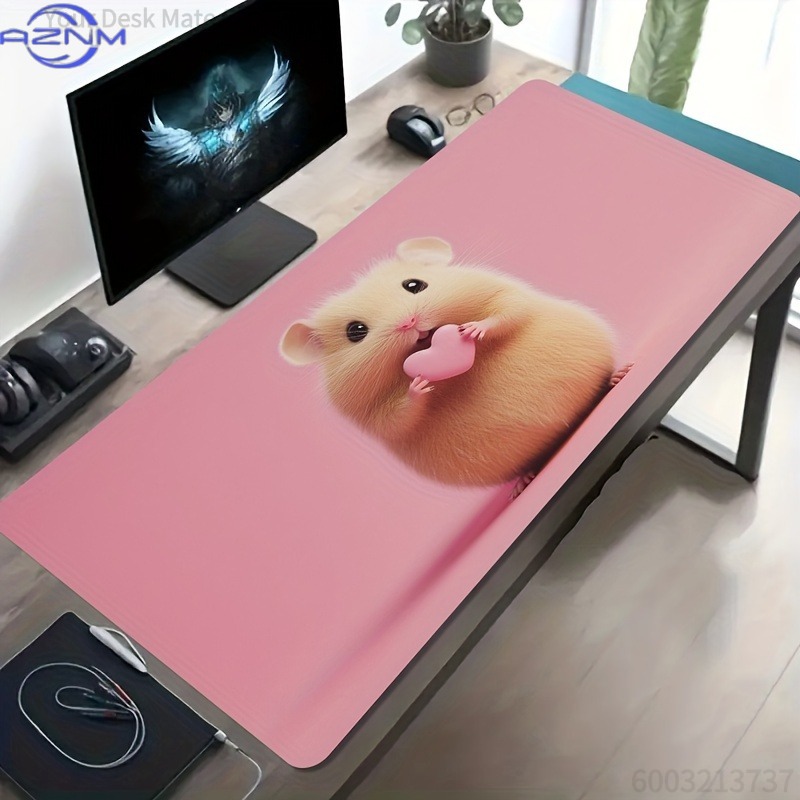Hamster Hug Heart Pink Backgro - đánh giá và giá Esports Gaming Background