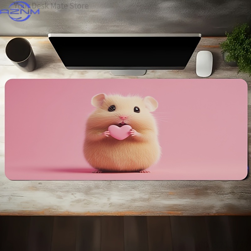 Hamster Hug Heart Pink Backgro - đánh giá và giá Esports Gaming Background