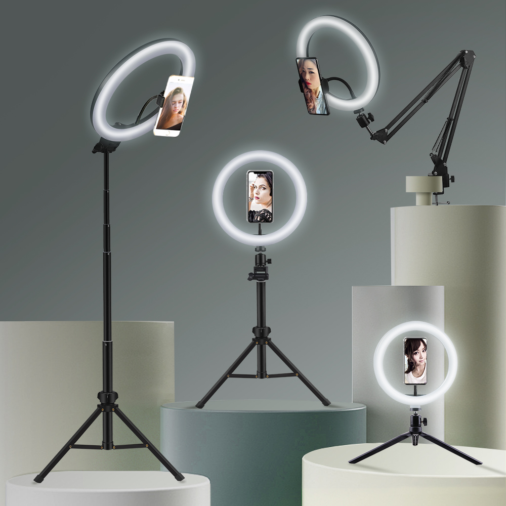 Youtube Chụp Vlog Selfie Tròn  - đánh giá và giá Webcam Ring Light