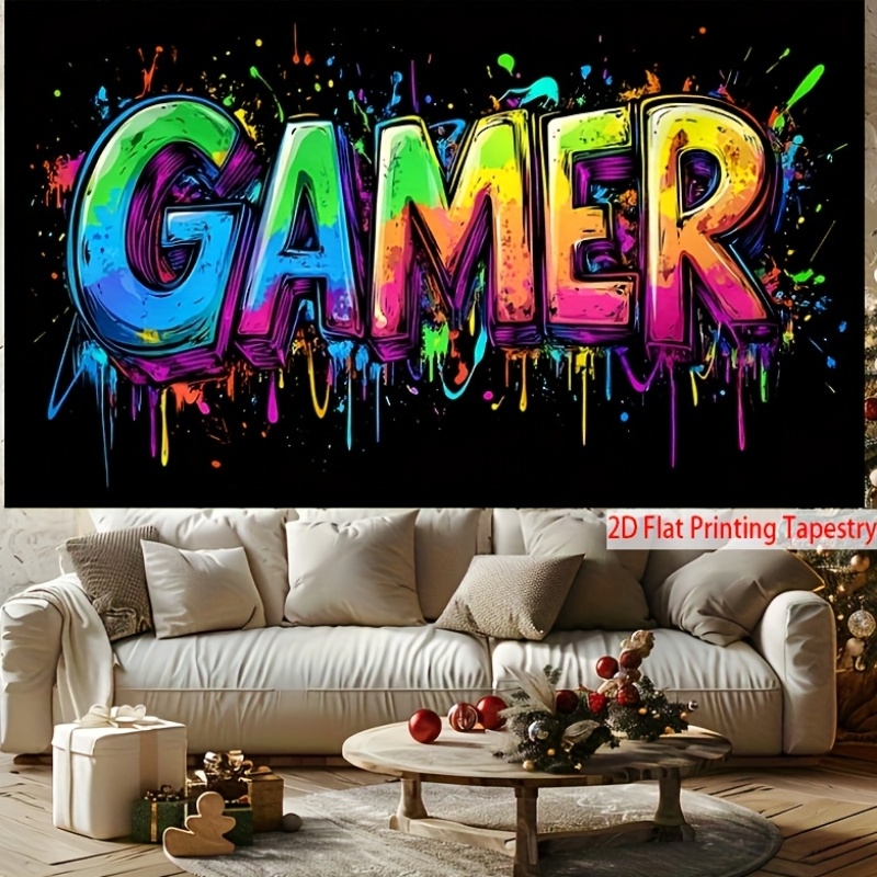 VIKAMA Gaming Tapestry Video G - đánh giá và giá Esports Gaming Background