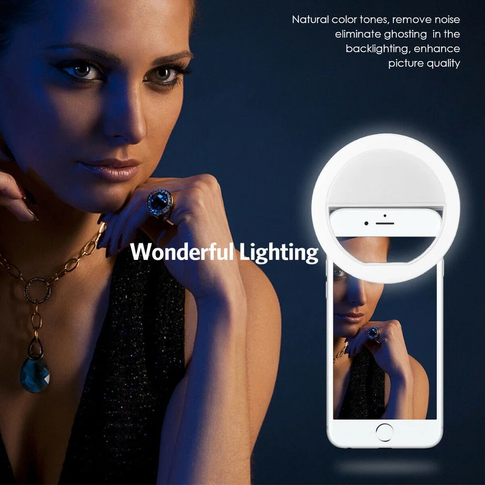 1pc USB Charge Cable LED Selfi - đánh giá và giá Webcam Ring Light