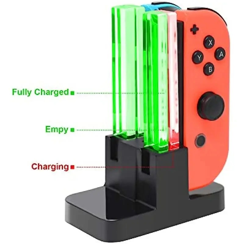 4 In 1 LED Charger Stand Dock  - đánh giá và giá Controller Charging Stand
