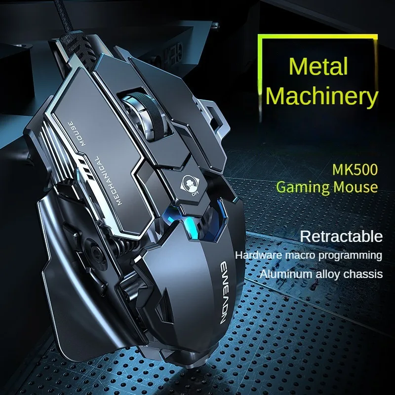 MK500 Esports Gaming Mouse Wir - đánh giá và giá Esports Gaming Mouse Weight Adjustable