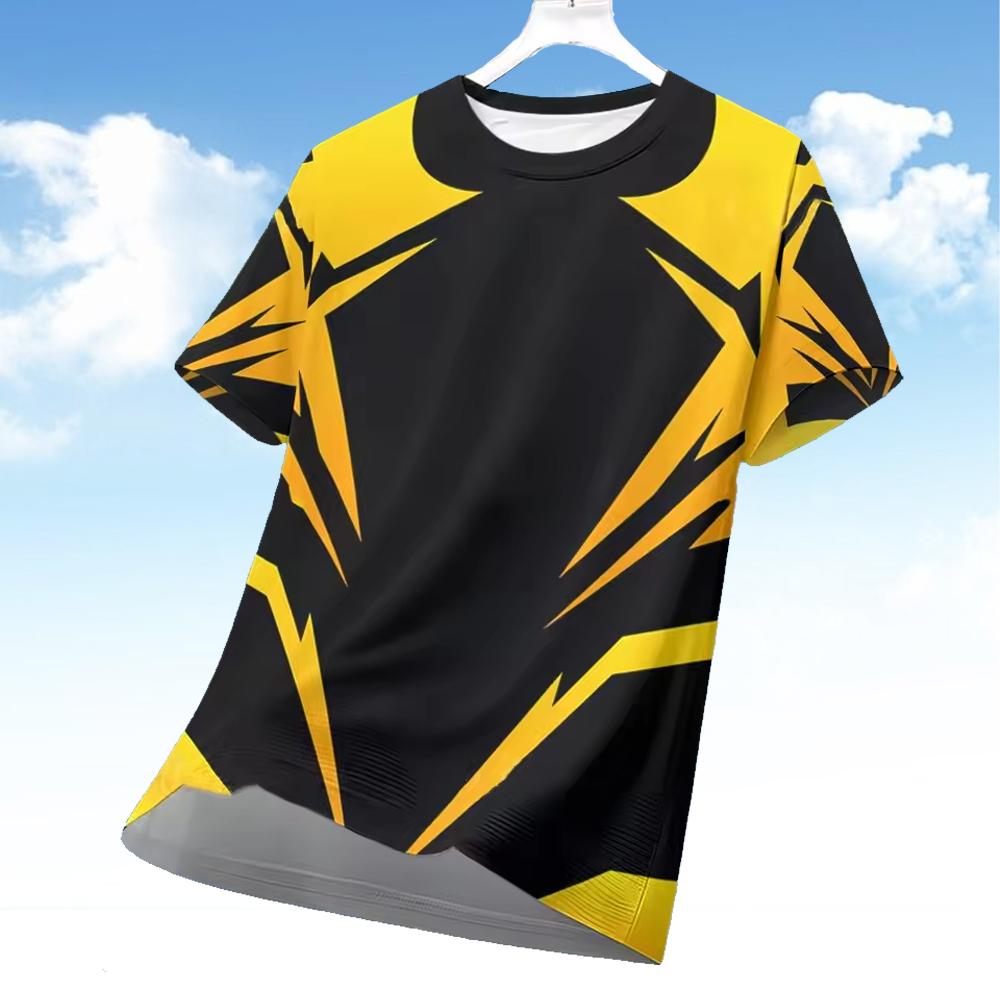Men's 3D Geometry Print Short- - đánh giá và giá Esports Gaming Top