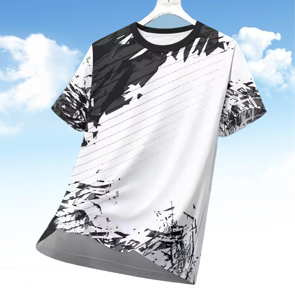 Men's 3D Geometry Print Short- - đánh giá và giá Esports Gaming Top