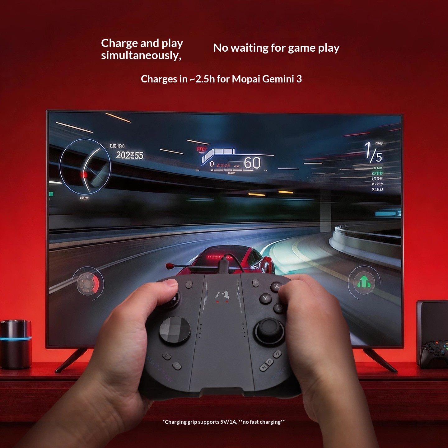 Mobapad M12-HD Charging Grip W - đánh giá và giá Controller Charging Stand