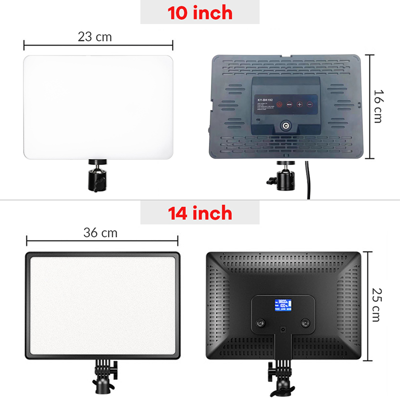 14inch 10inch LED Video Light  - đánh giá và giá Webcam Ring Light