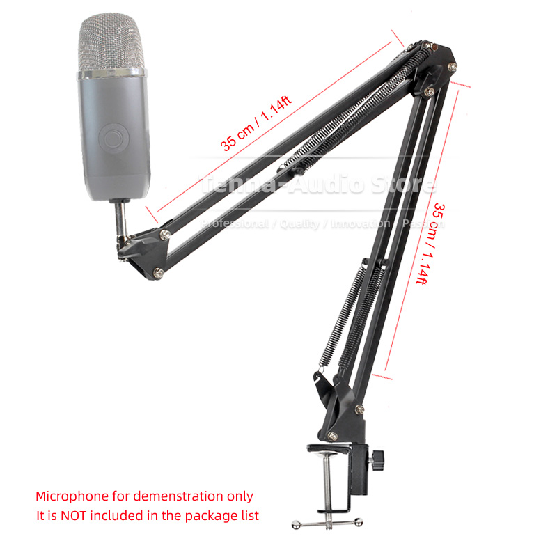 Máy Tính Để Bàn Kẹp Treo Mic B - đánh giá và giá Microphone Arm Boom