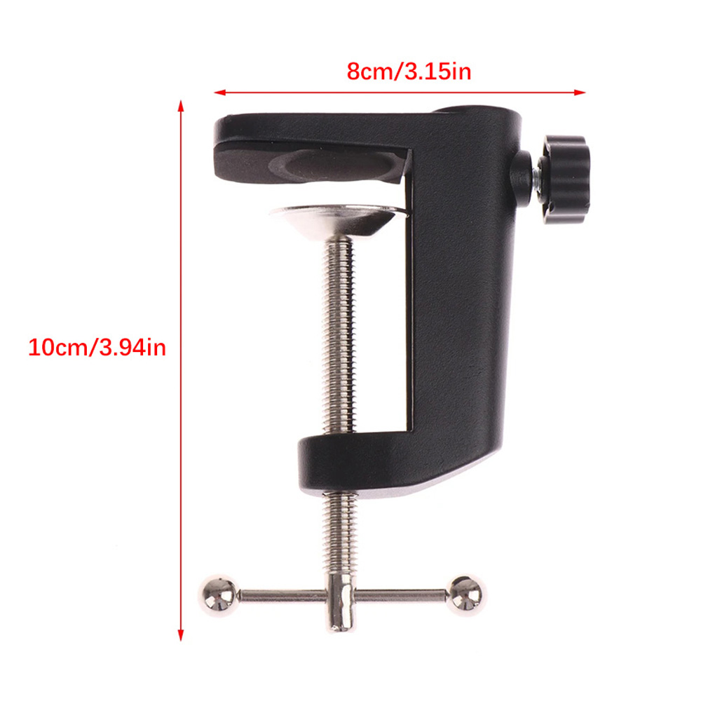 C-Shaped Clip Desk Table Mount - đánh giá và giá Microphone Arm Boom