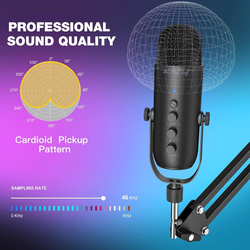 Noise Reduction Mic with Boom  - đánh giá và giá Microphone Arm Boom