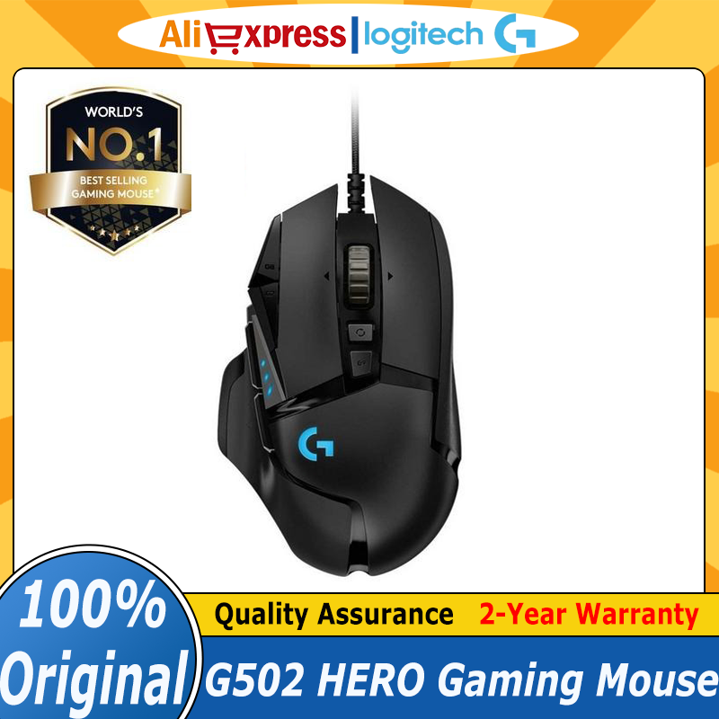 Logitech G502 HERO Wired Gamin - đánh giá và giá Esports Gaming Mouse Weight Adjustable