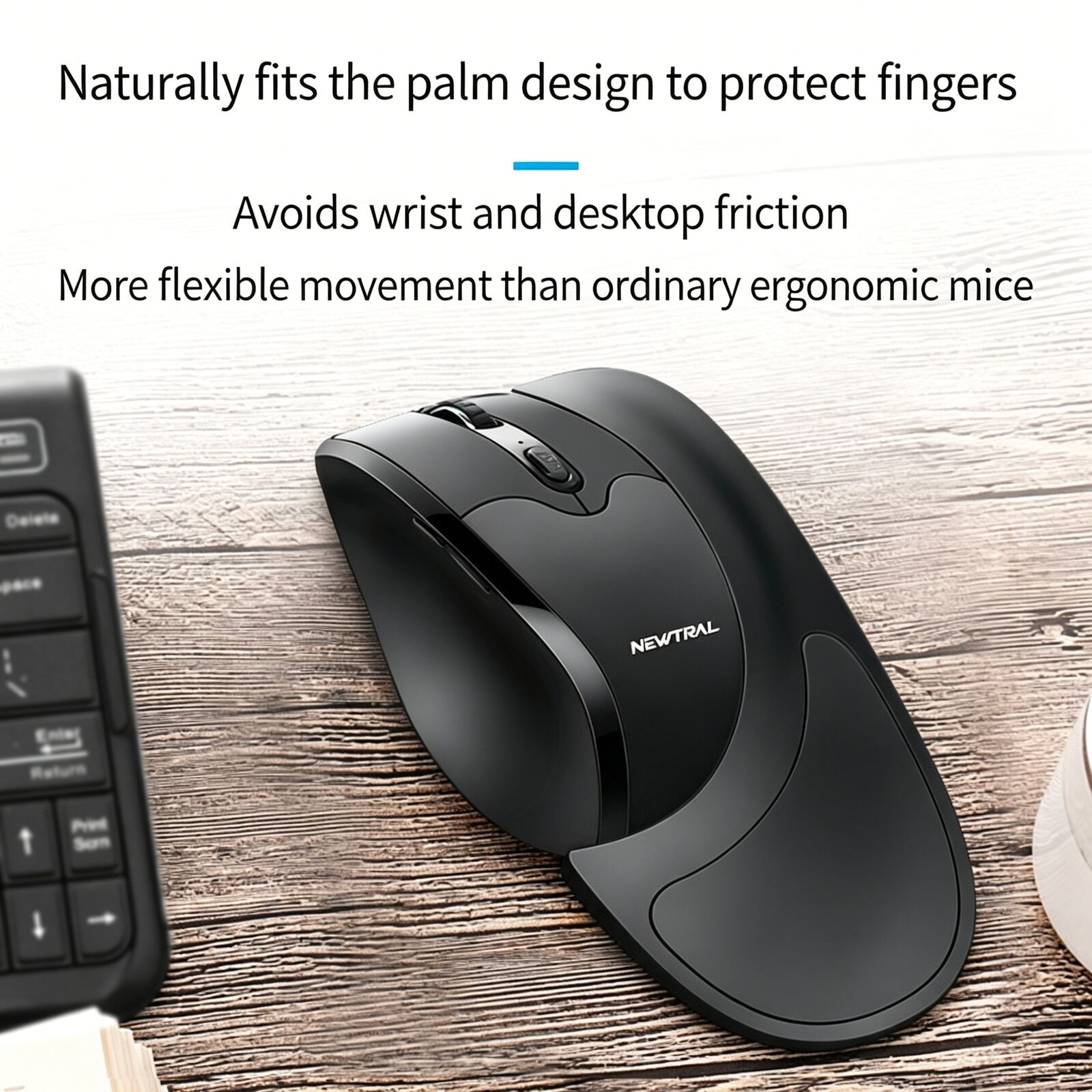 2.4GHz Wireless Vertical Ergon - đánh giá và giá Esports Gaming Mouse Weight Adjustable