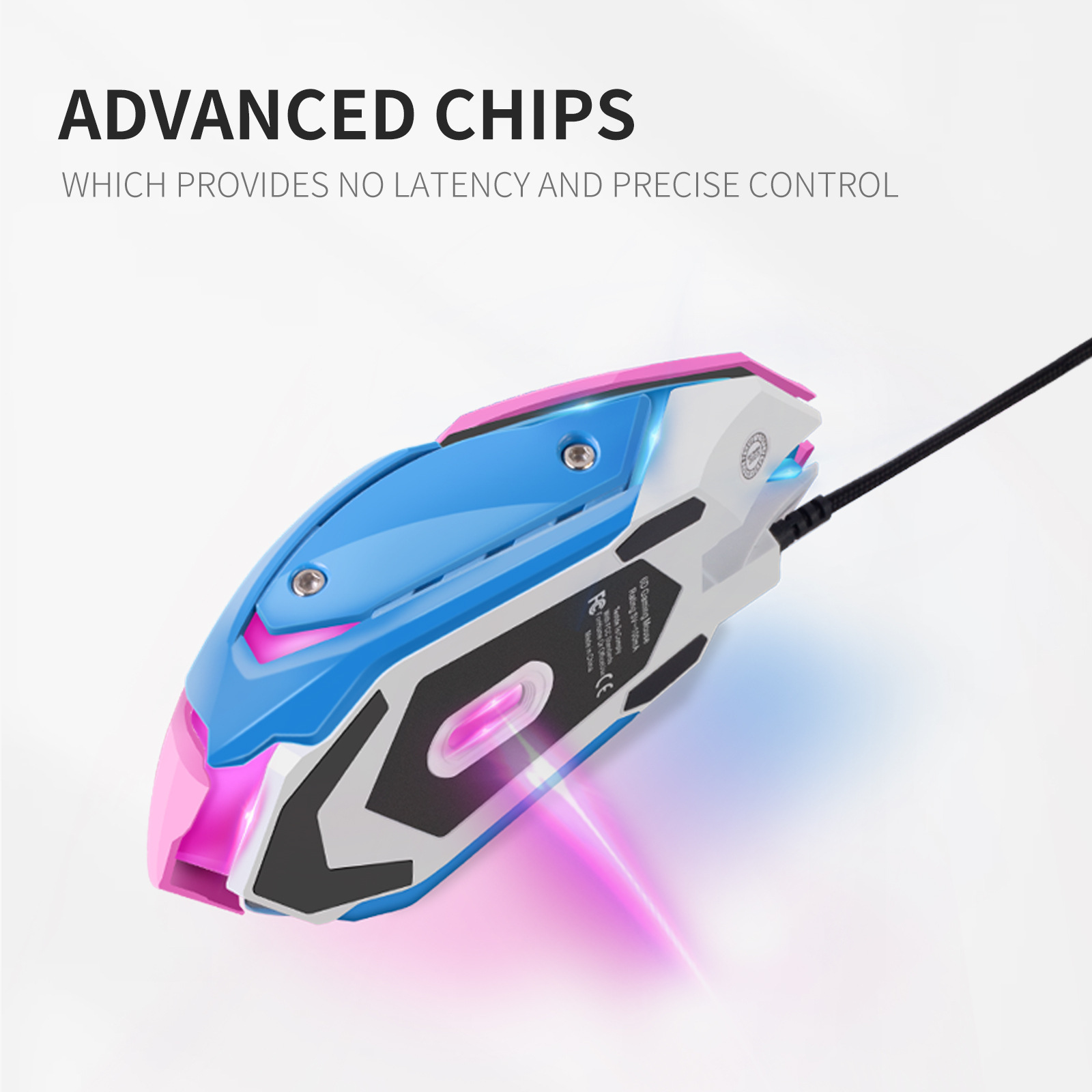 Colorful Glowing Silent Gaming - đánh giá và giá Esports Gaming Mouse Weight Adjustable