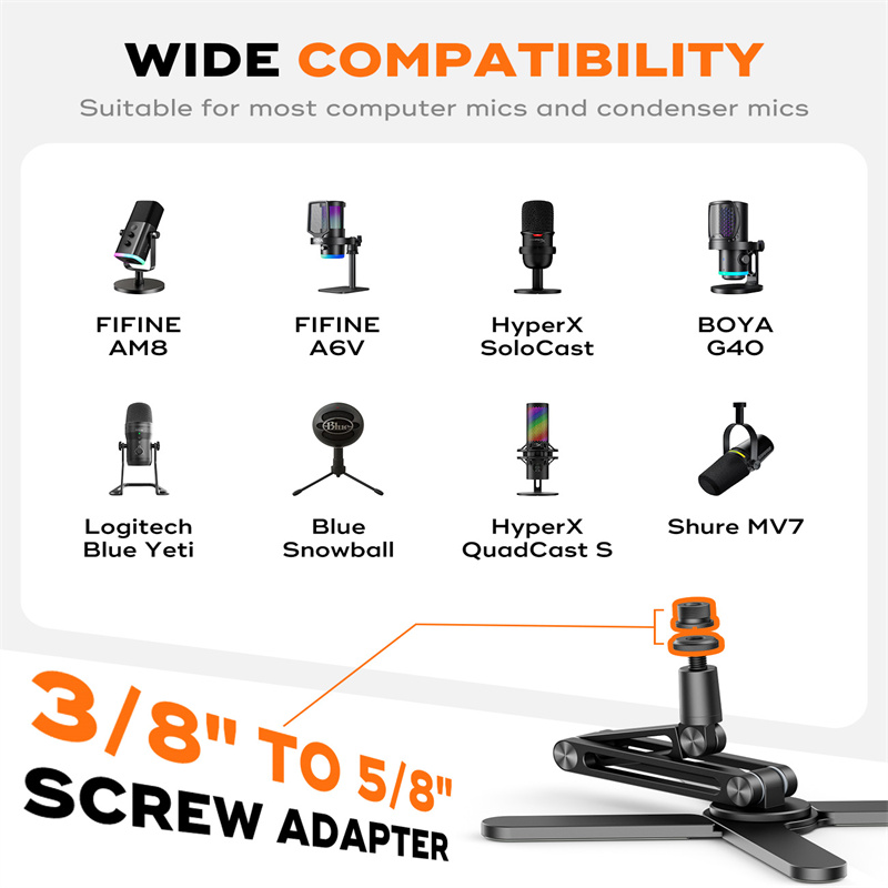 KUXIU X37 Microphone  Boom Arm - đánh giá và giá Microphone Arm Boom