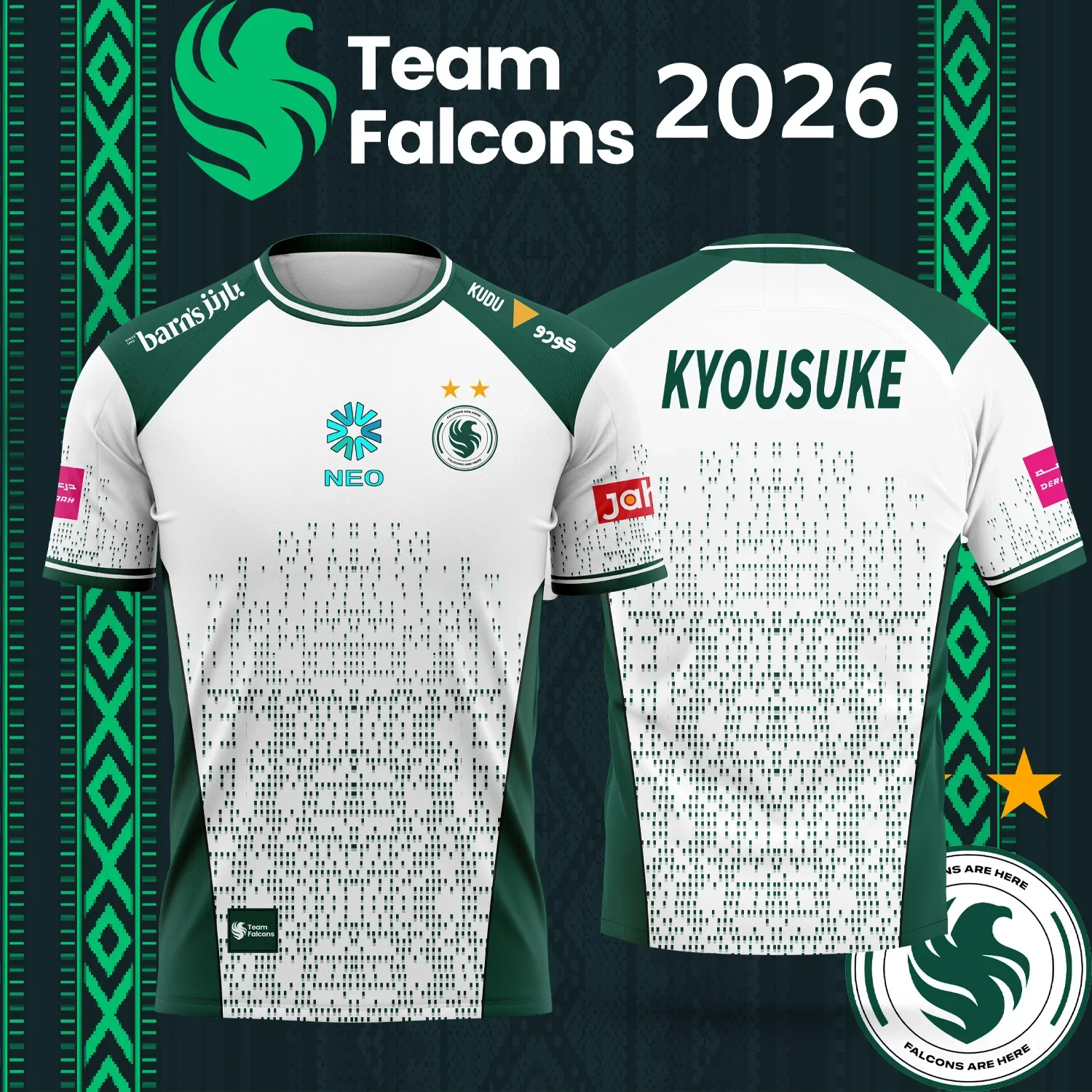 2026 New TEAM  Falcons   Espor - đánh giá và giá Esports Gaming Jersey