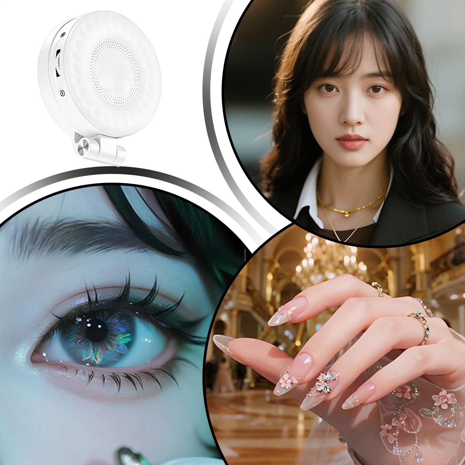 Portable Selfie Light Clip On  - đánh giá và giá Webcam Ring Light
