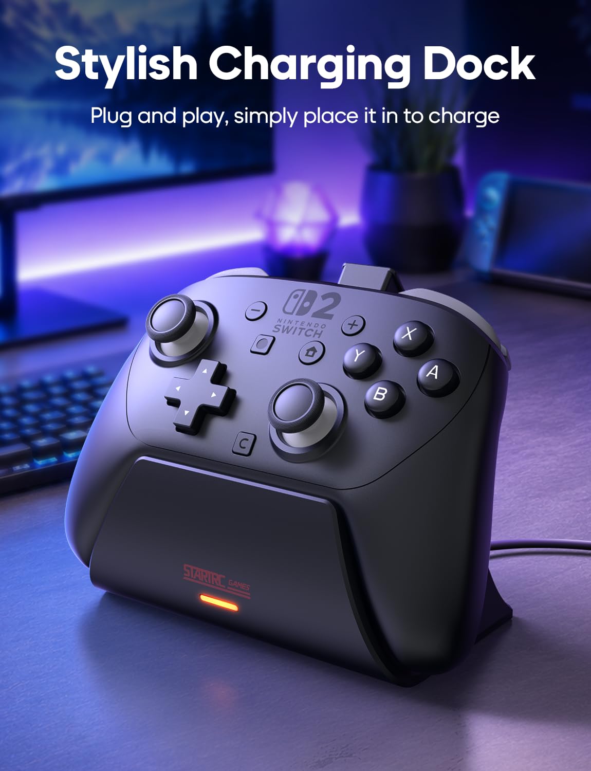 Charging Dock Station with Ada - đánh giá và giá Controller Charging Stand