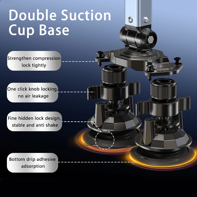 Professional Dual Suction Cup  - đánh giá và giá Microphone Arm Boom
