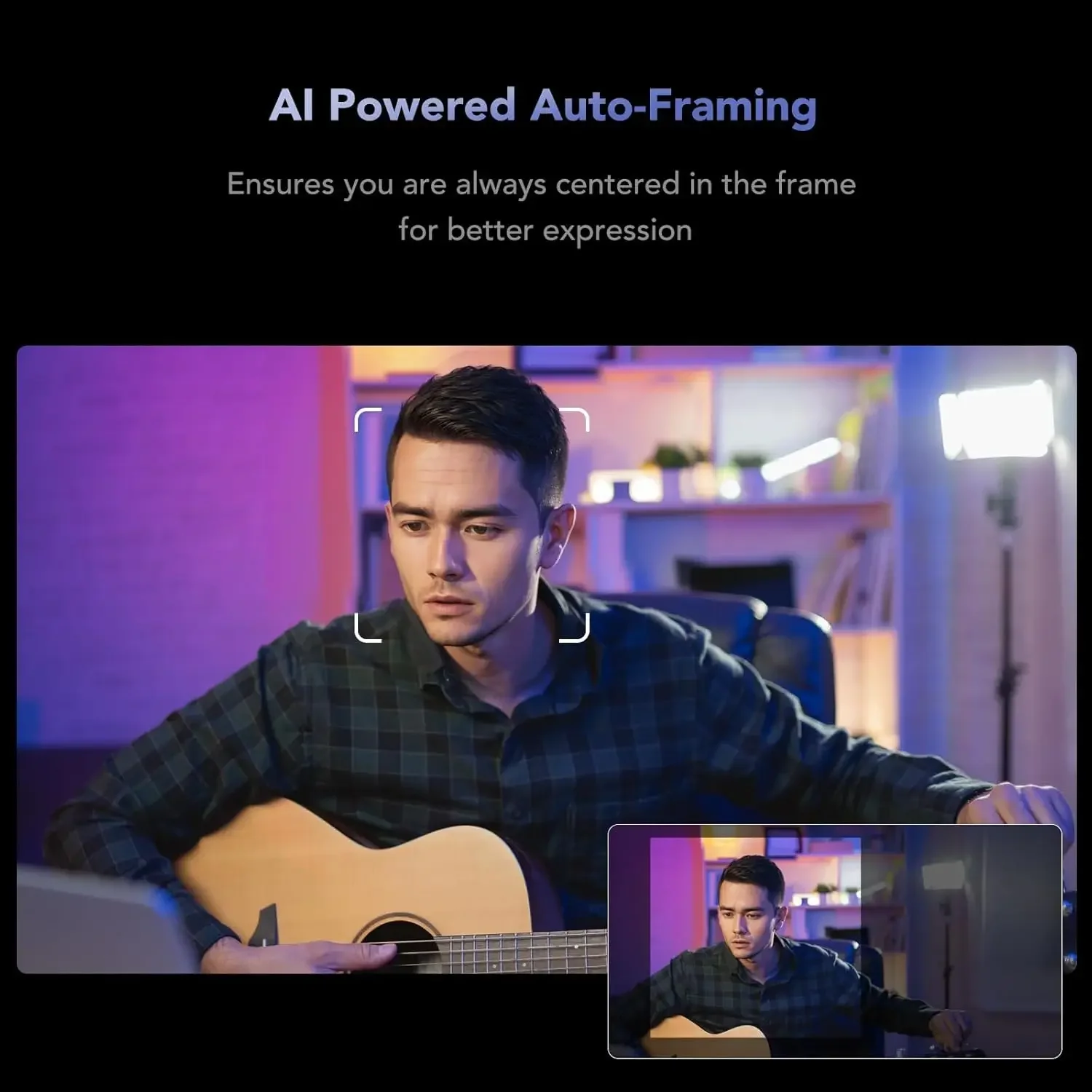 NUROUM V32AFL 4K webcam with m - đánh giá và giá Webcam Ring Light