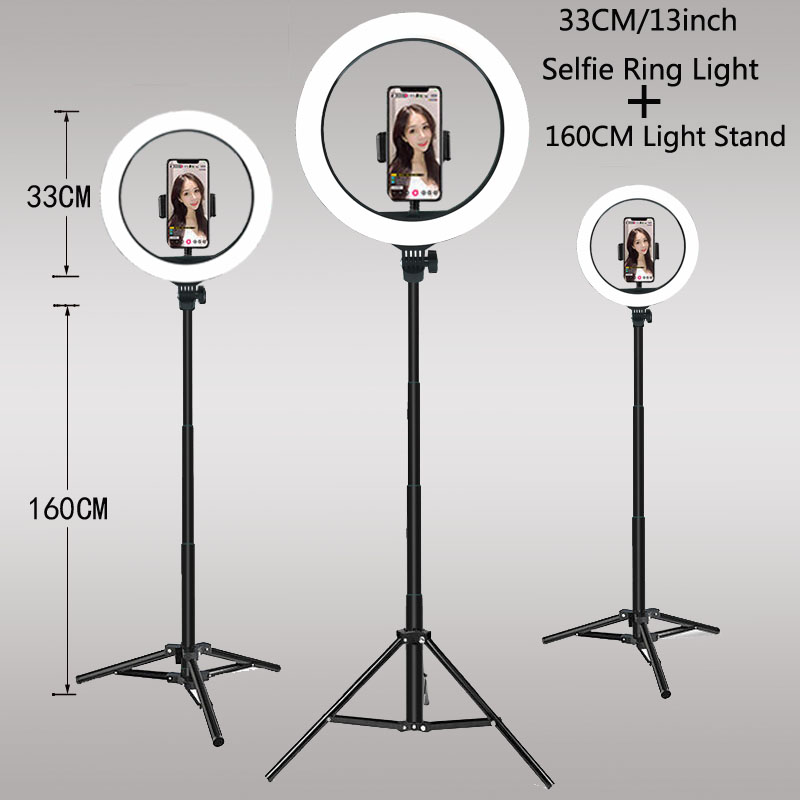 26 33CM Video Lights Dimmable  - đánh giá và giá Webcam Ring Light