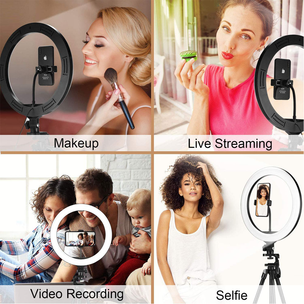 26 33CM Video Lights Dimmable  - đánh giá và giá Webcam Ring Light