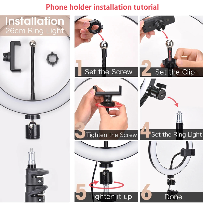 16cm 26cm 33cm LED Ring Lights - đánh giá và giá Webcam Ring Light