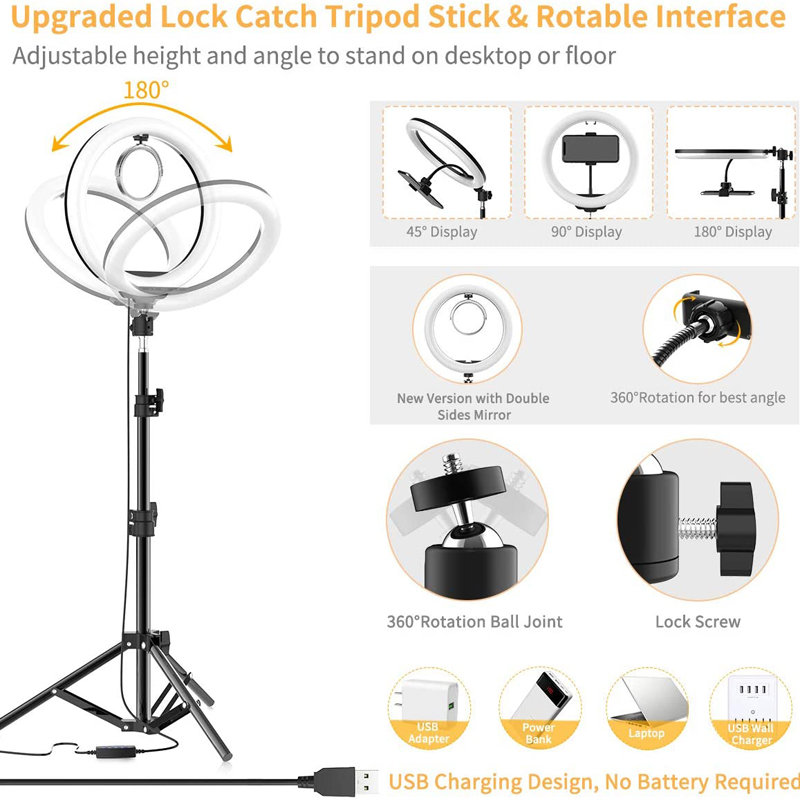 16cm 26cm 33cm LED Ring Lights - đánh giá và giá Webcam Ring Light