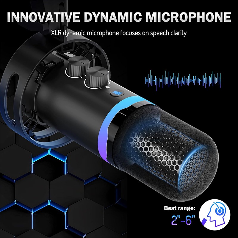 USB Gaming Microphone with Boo - đánh giá và giá Microphone Arm Boom