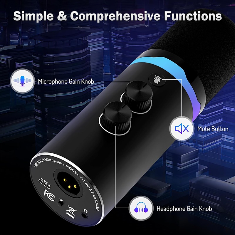 USB Gaming Microphone with Boo - đánh giá và giá Microphone Arm Boom