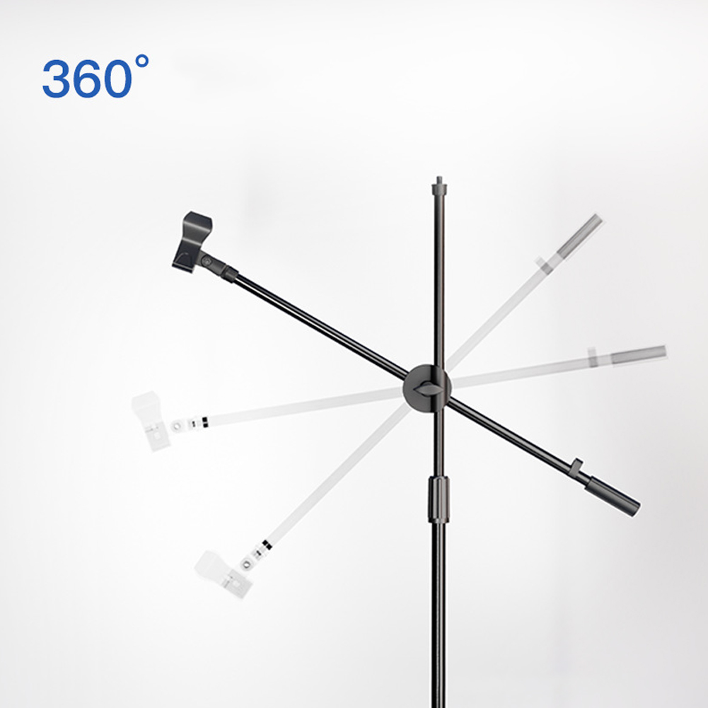 Micro Xà Ngang Đứng Xoay Chân  - đánh giá và giá Microphone Arm Boom